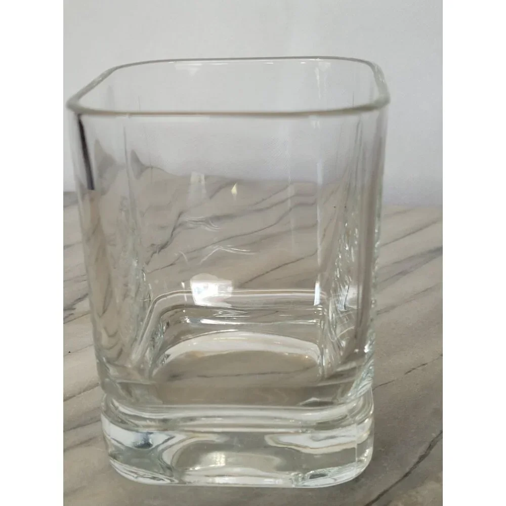 Crown‎ Royal Vintage 2000 Commemorative Square Glass Tumbler Rocks